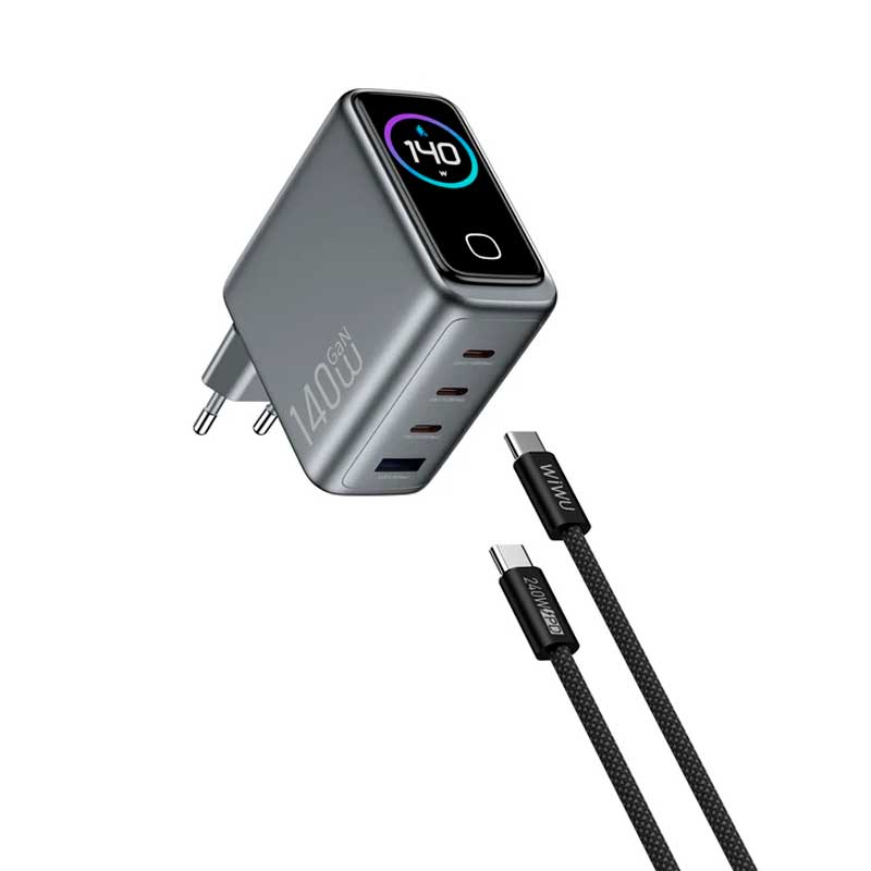 Зарядное устройство Wiwu Voyager 140W PD/QC GaN Charger Combo EU