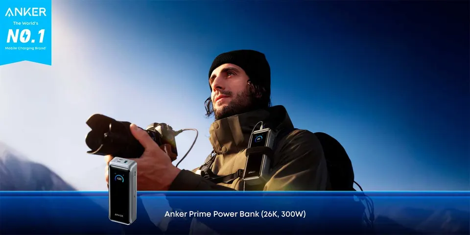 Внешний аккумулятор Anker Prime Power Bank 26000мАч 300W (1)