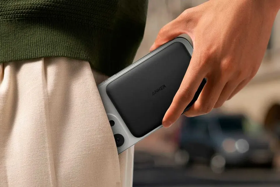 Внешний аккумулятор Anker Nano Power Bank 5000мАч MagGo Slim (7)
