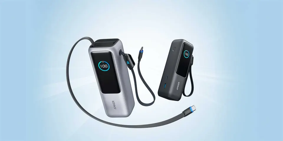 Внешний аккумулятор Anker Laptop Power Bank 25000мАч, 165W, Built-In and Retractable Cables (1)