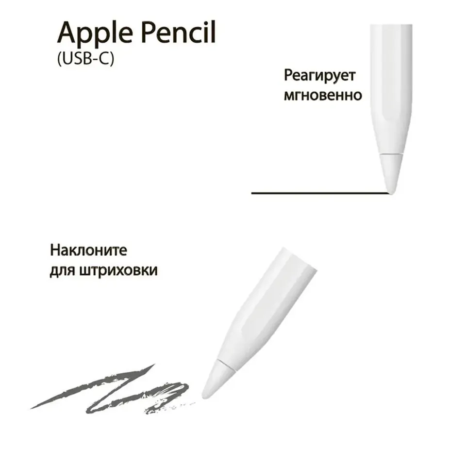 Стилус Apple Pencil USB-C (3)