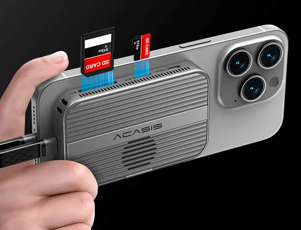 HUB Док-станция для iPhone ACASIS 10Gbps Magnetic Docking Station (5)