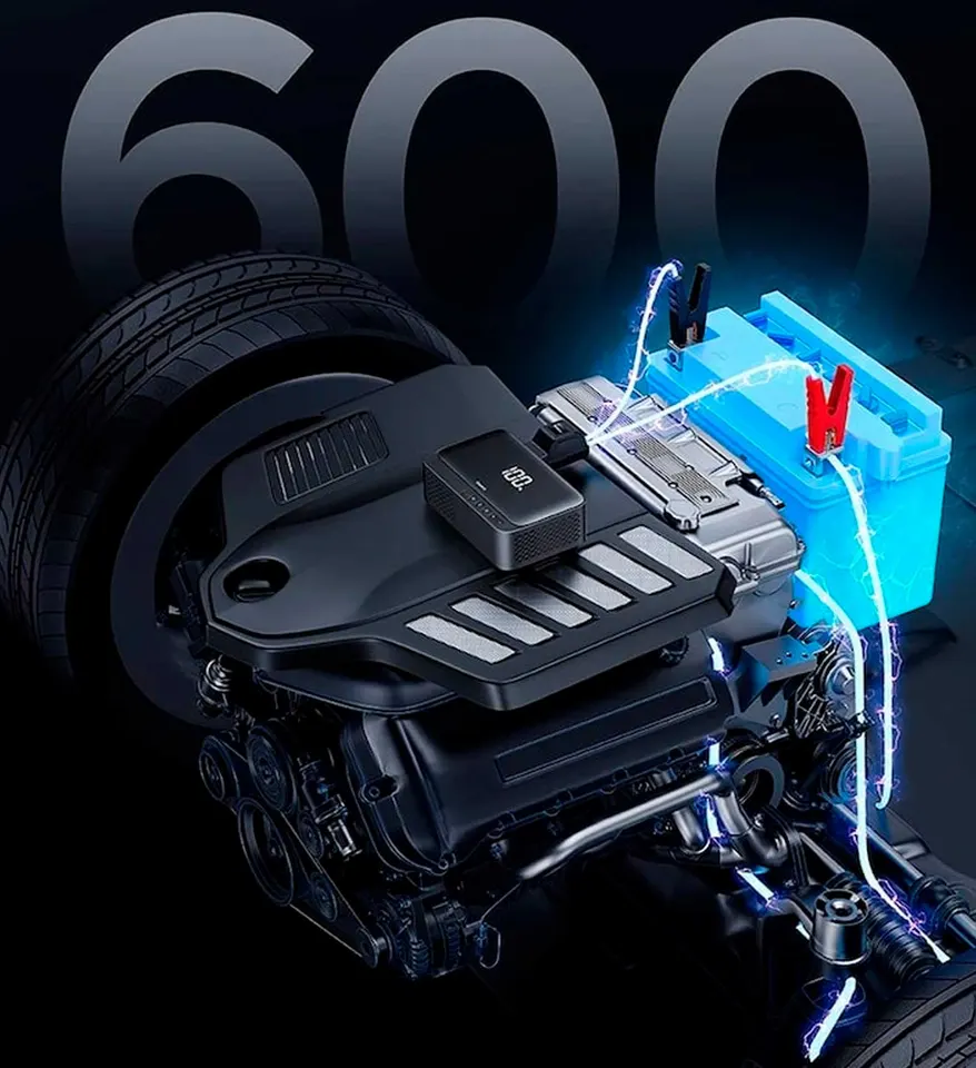 Автомобильный прикуриватель Baseus 4-in-1 Jump Starter (3)