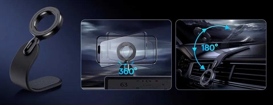 Автомобильный держатель Baseus Bendable Design Prime Trip Series C02 Go (4)