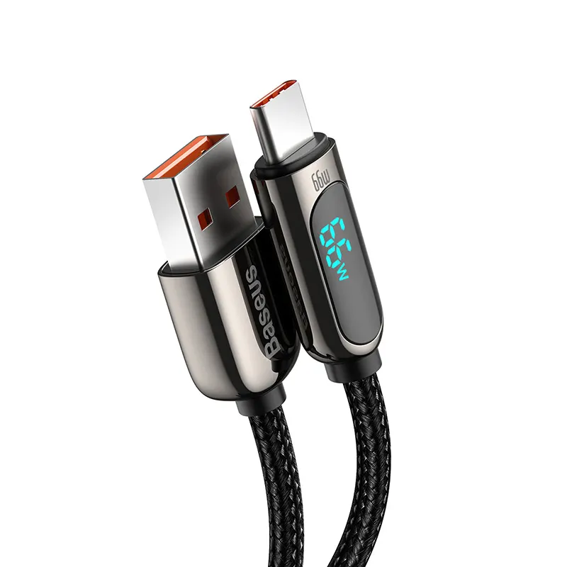 Кабель Baseus Display Fast Charge Cable USB to Type-C 66W (2)