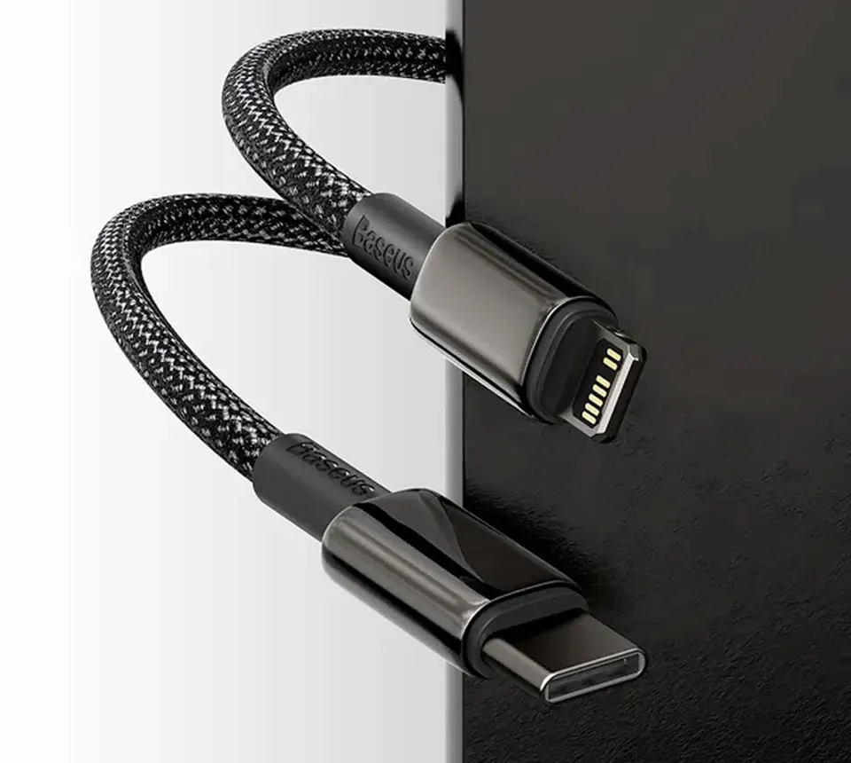 Кабель Baseus Tungsten Gold Fast Charging Data Cable Type-C to iP PD 20W (1)