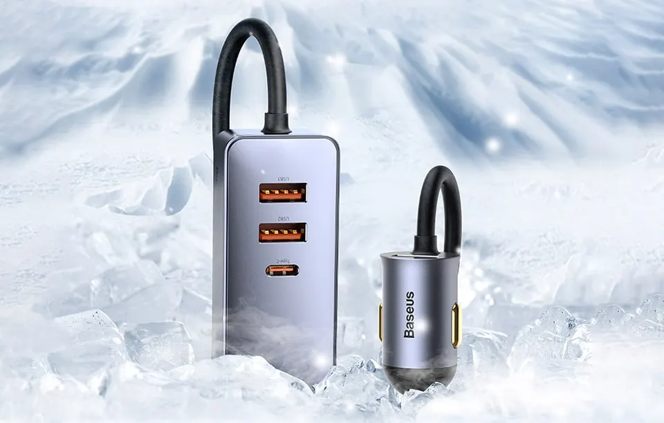 Автомобильное зарядное устройство Baseus car Charger 2U+2C 120W (7)