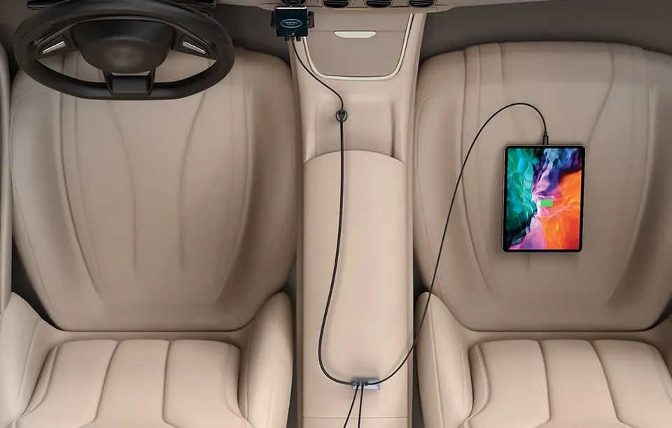 Автомобильное зарядное устройство Baseus car Charger 2U+2C 120W (3)