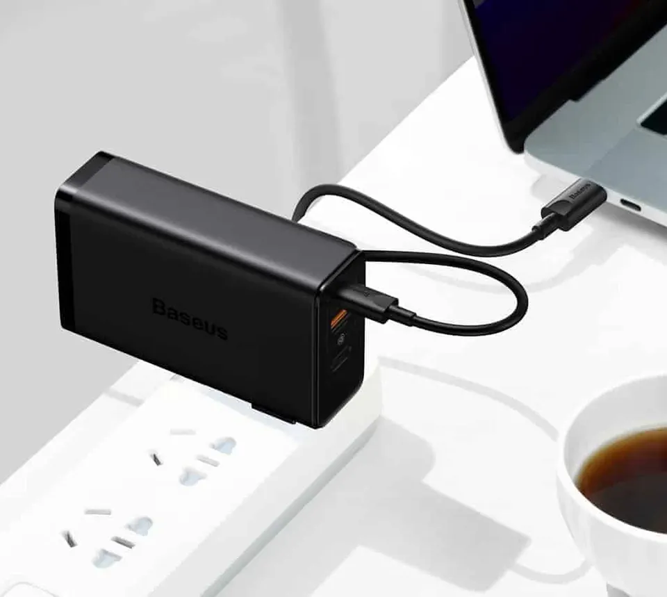 Внешний аккумулятор + адаптер Baseus Power Station 4 10000mAh 87W CN (3)