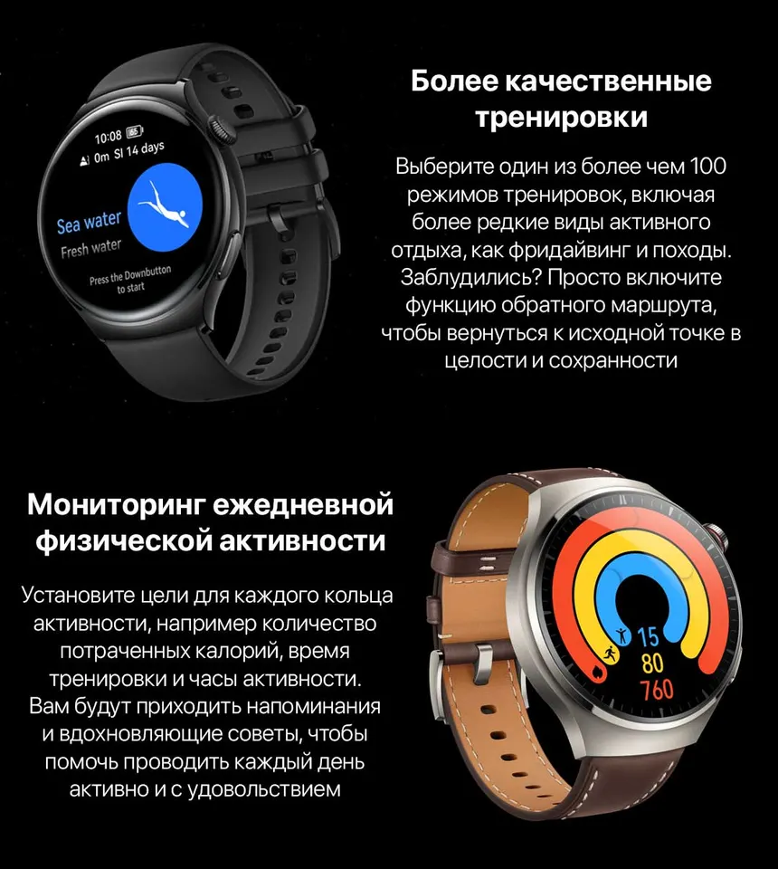 Смарт-часы Huawei Watch 4 Pro 48.8mm Titanium Strap (3)