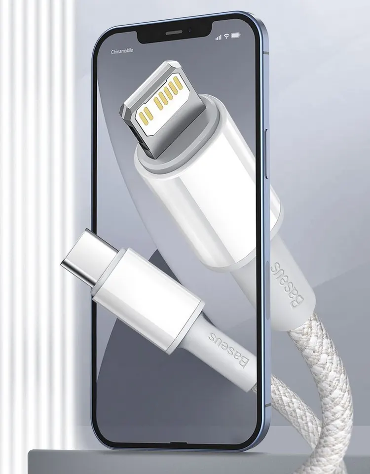 Кабель Baseus High Density Braided Fast Charging Data Cable Type-C to Lightning 20W (1)
