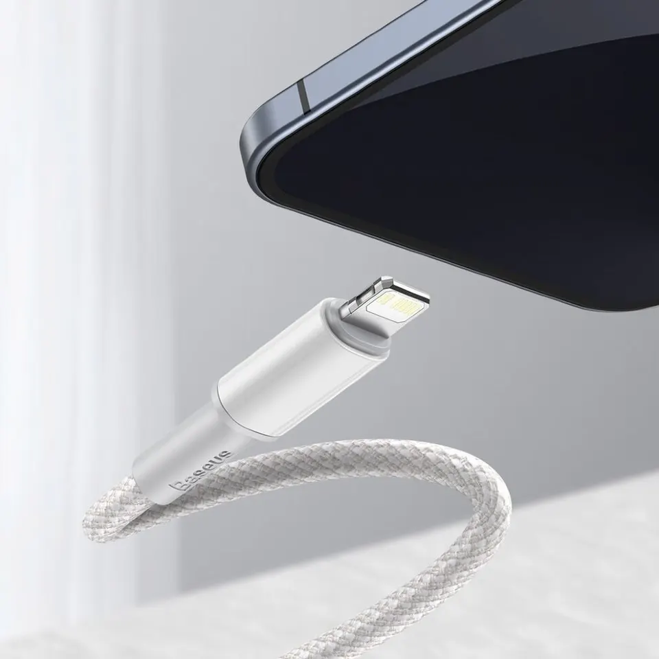 Кабель Baseus High Density Braided Fast Charging Data Cable Type-C to Lightning 20W (2)