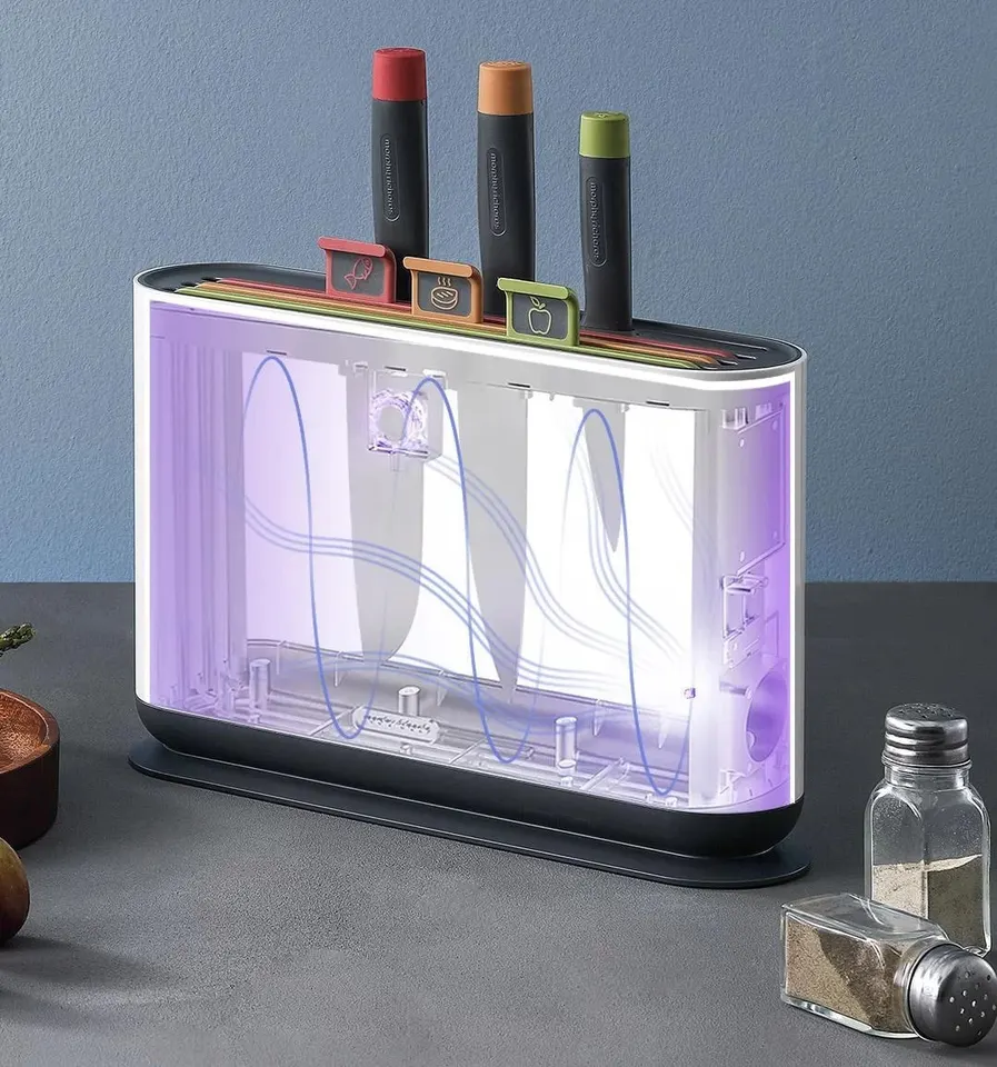 Стерилизатор + Набор ножей и досок Morphy Richards Knife Chopping Board Sterilizer MR1000 (6)
