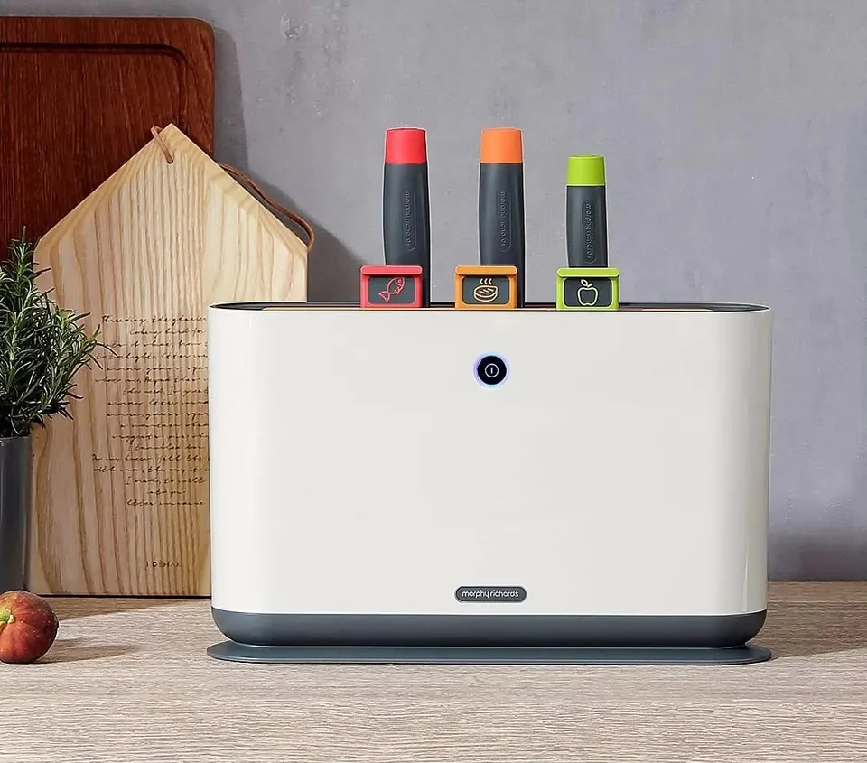 Стерилизатор + Набор ножей и досок Morphy Richards Knife Chopping Board Sterilizer MR1000 (9)