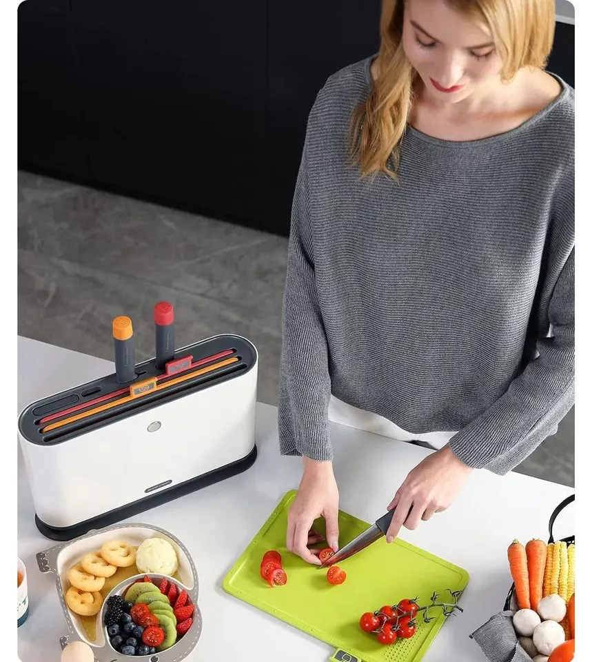 Стерилизатор + Набор ножей и досок Morphy Richards Knife Chopping Board Sterilizer MR1000 (10)