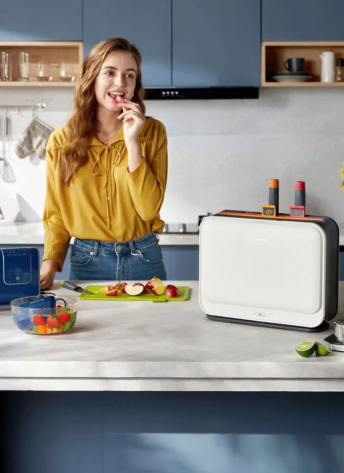 Стерилизатор + Набор ножей и досок Morphy Richards Knife Chopping Board Sterilizer MR1002 (11)