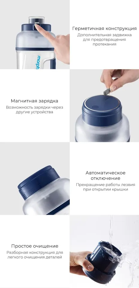 Портативный блендер Morphy Richards Portable Blender MR9802 (13)