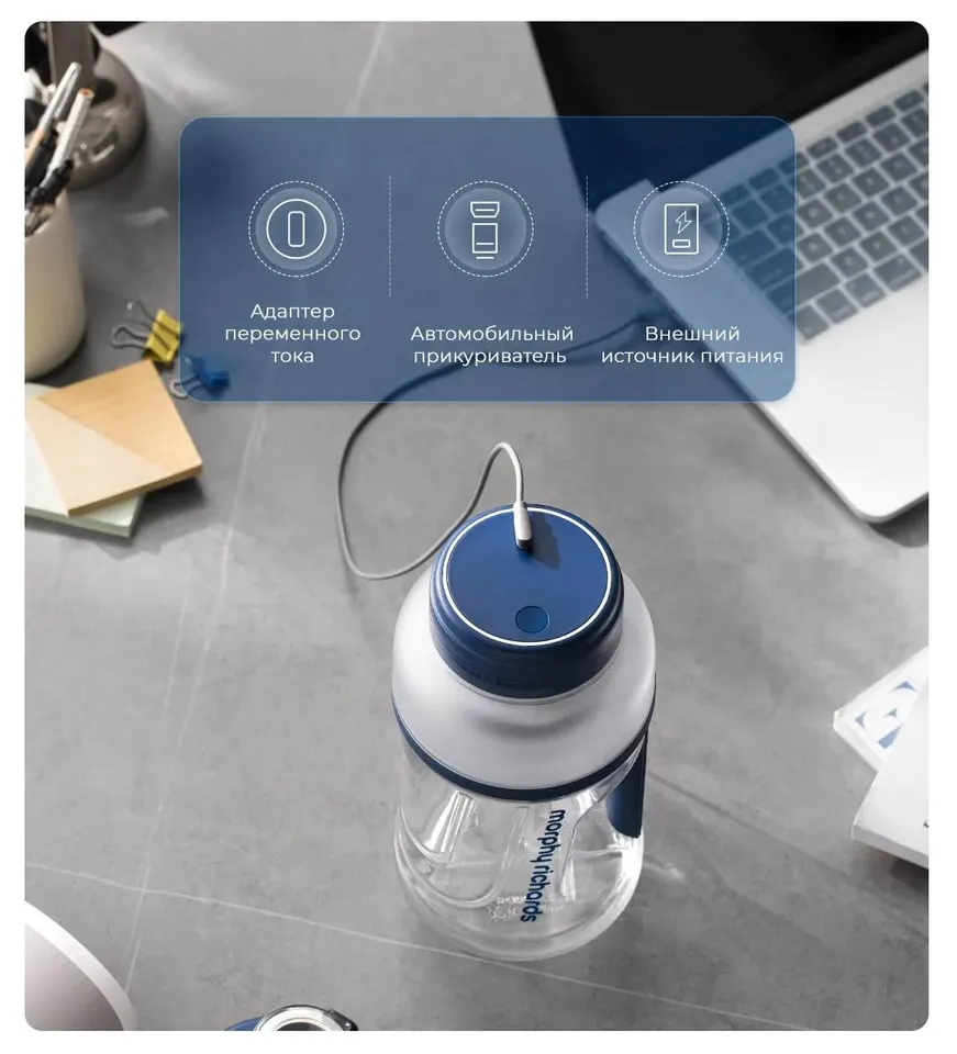 Портативный блендер Morphy Richards Portable Blender MR9802 (4)