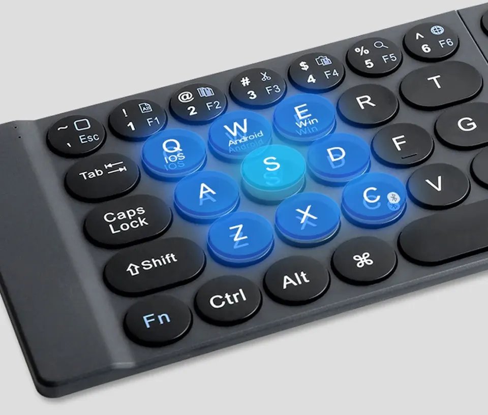 Складная клавиатура Wiwu Fold mini Keyboard FMK-01 (5)
