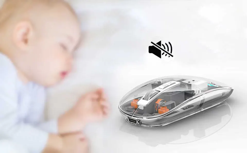 Мышка Wiwu Crystal Magnetic Wireles Mouse (3)
