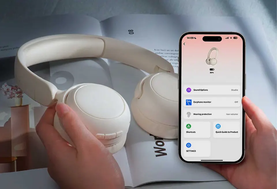 Беспроводные наушники 1MORE Sono Flow Mini Hearing (7)