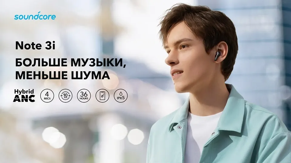 Беспроводные наушники Anker Soundcore Life Note 3i (1)