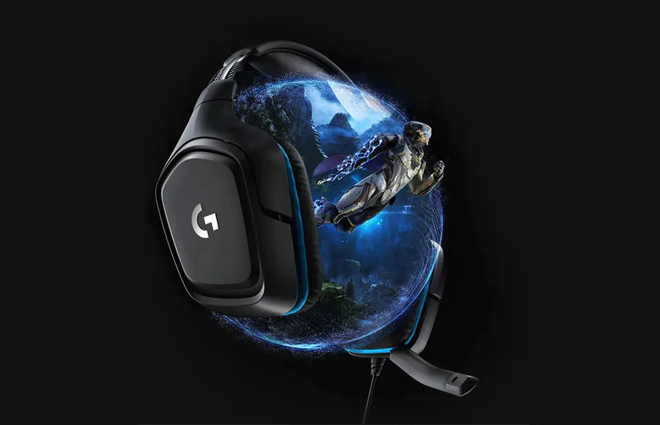 Игровые наушники Logitech G431 (2)