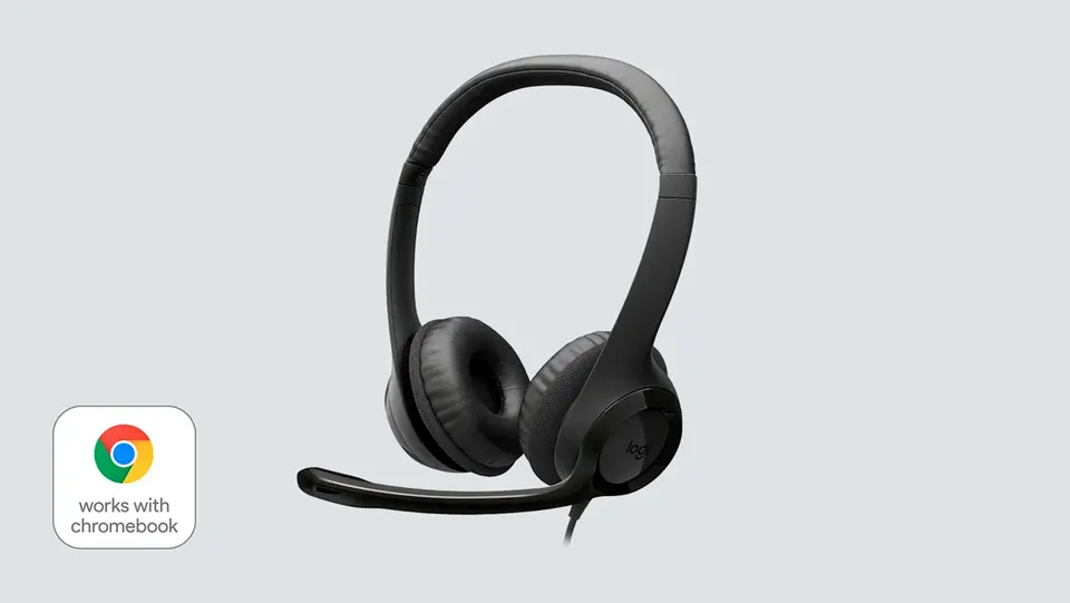 Накладные наушники Logitech H390 (7)
