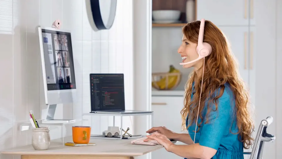 Накладные наушники Logitech H390 (4)