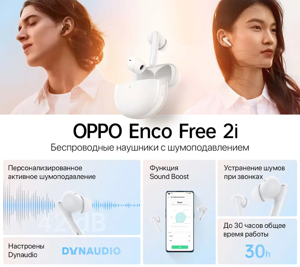 Беспроводные наушники Oppo Enco Free 2i (1)
