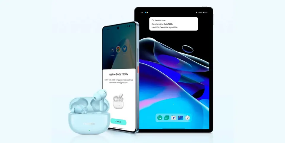 Беспроводные наушники Realme Buds T200x (8)