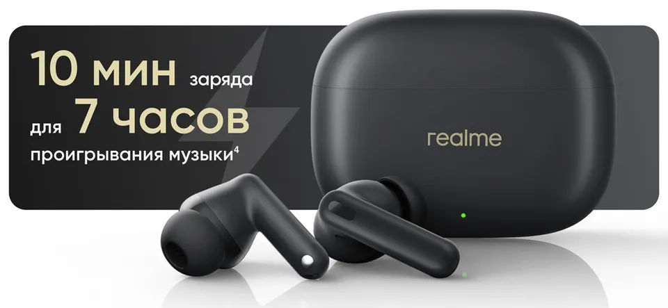 Беспроводные наушники Realme Buds T300 (4)