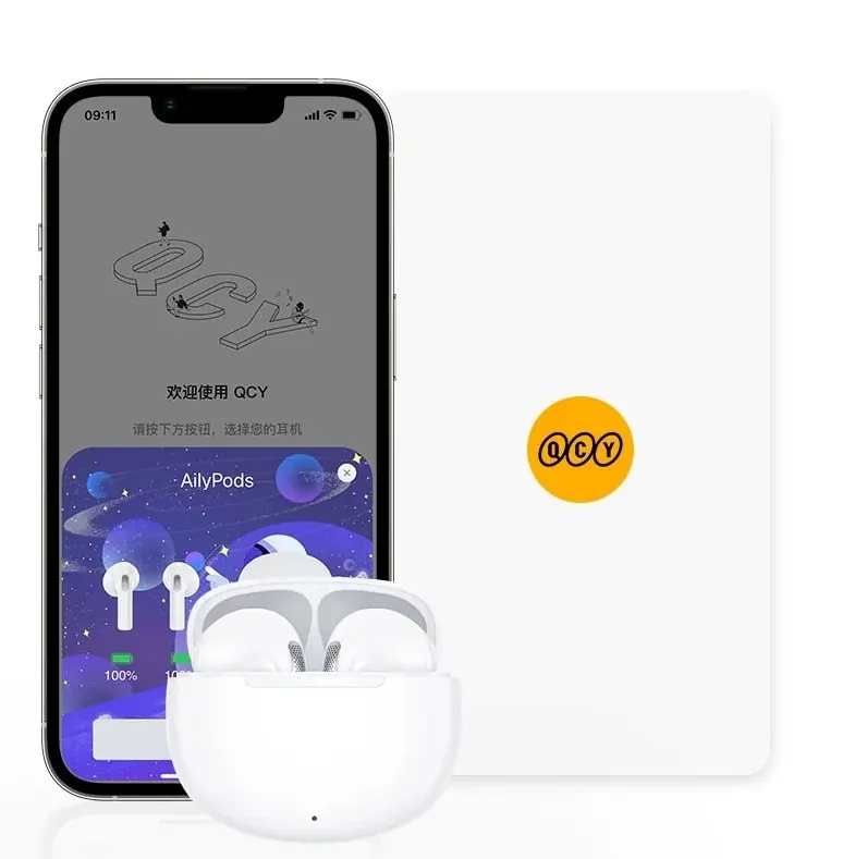 Беспроводные наушники QCY T20 AilyPods (7)