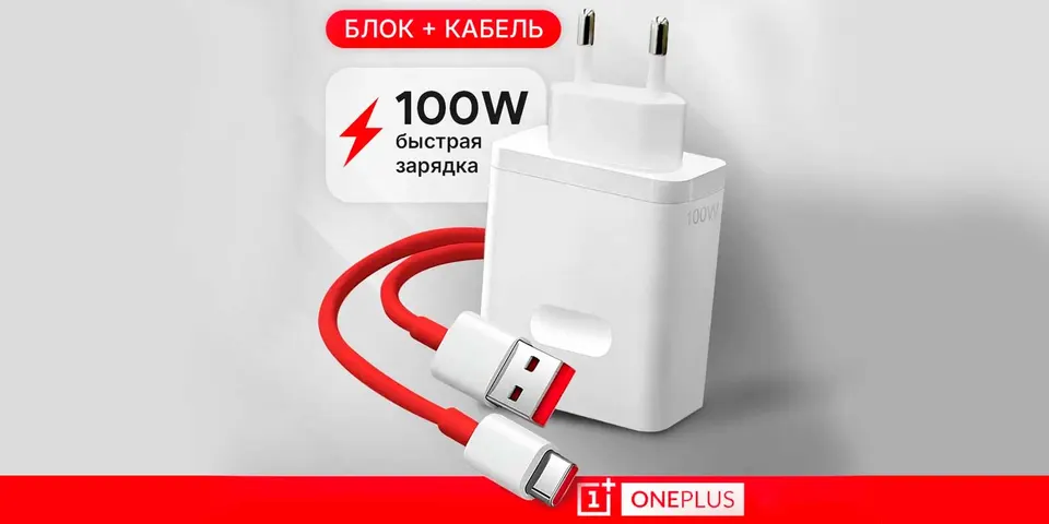 Оригинальное зарядное устройство OnePlus Supervooc Power Adapter Kit 100W (1)