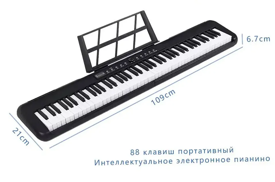 Cкладное электронное пианино BD 883 (2)