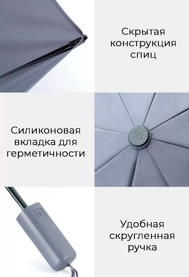 Зонт автоматический Xiaomi NinetyGo Oversized Portable Umbrella (10)