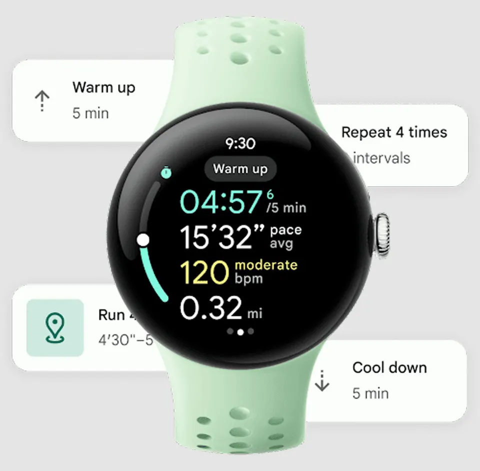 Смарт-часы Google Pixel Watch 3 41mm Wi-Fi (6)