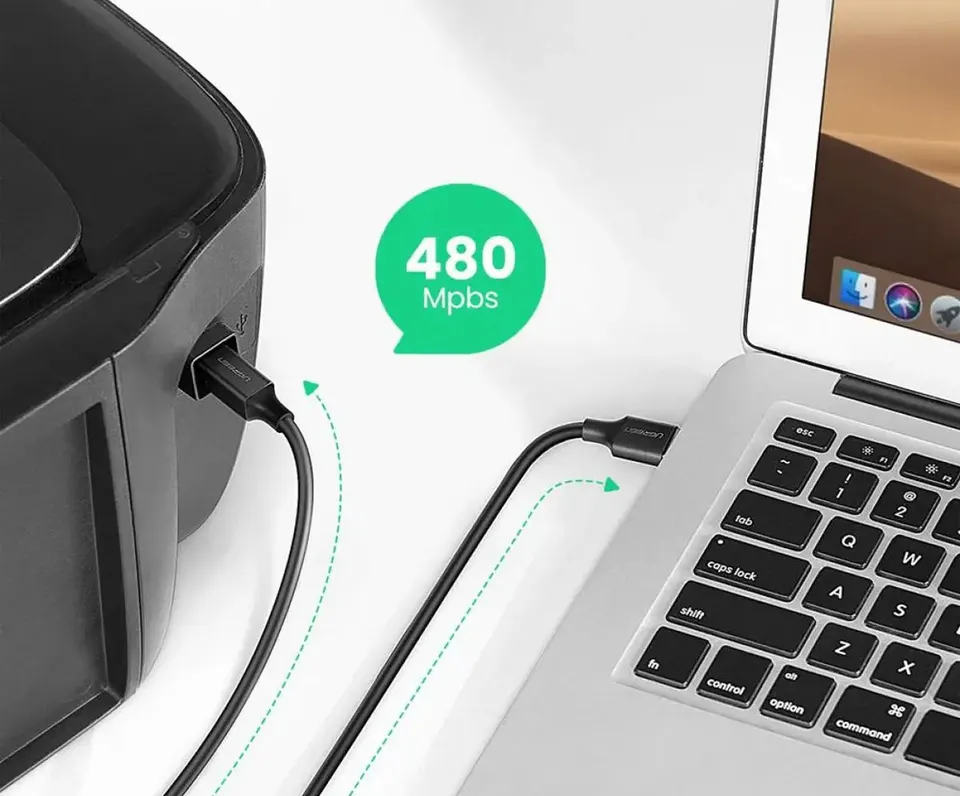 Кабель для принтера Ugreen USB 2.0 1m (20846) (2)