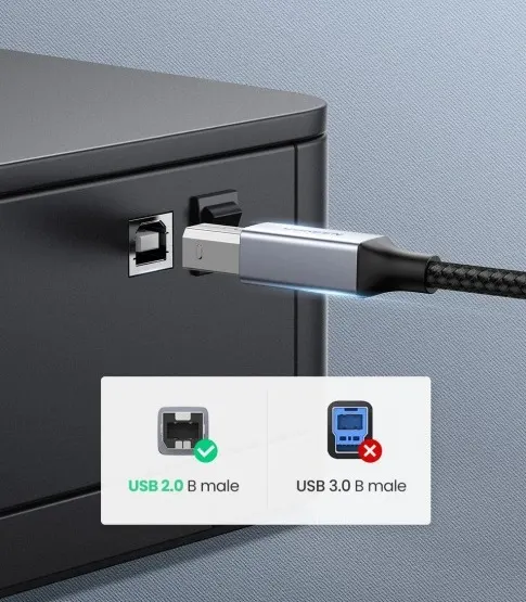 Кабель для принтера Ugreen USB-C to USB B (2M) (6)