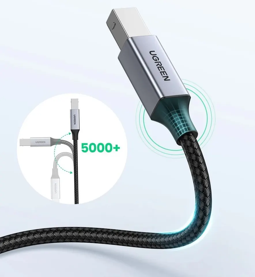 Кабель для принтера Ugreen USB-C to USB B (2M) (2)