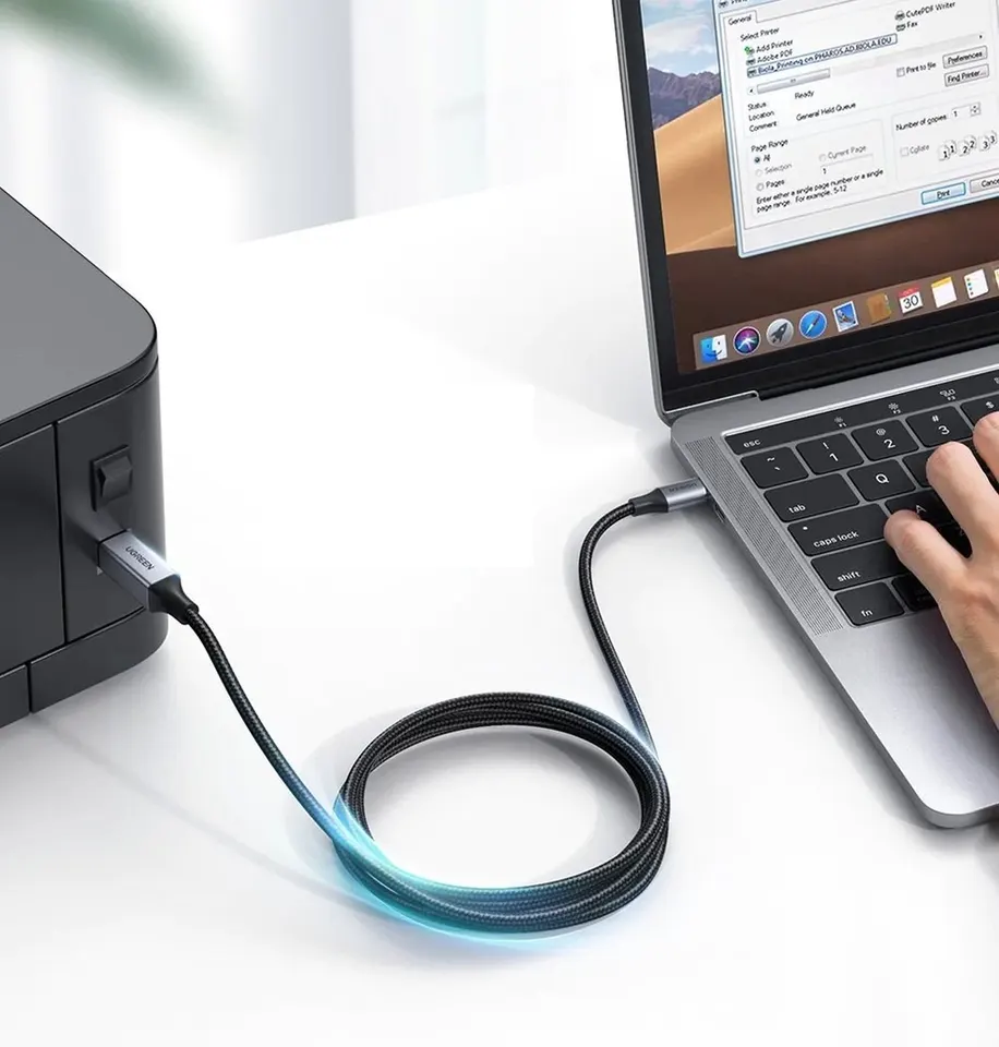 Кабель для принтера Ugreen USB-C to USB B (2M) (5)
