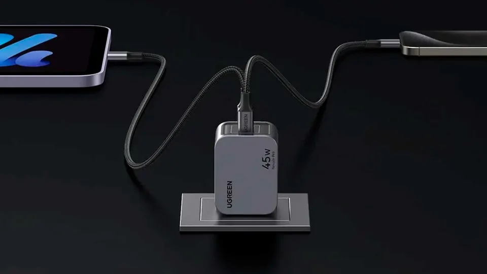 Зарядное устройство UGreen Nexode Pro Dual GaN Fast Charger 45W (1)