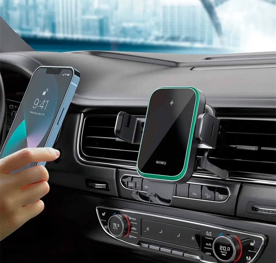 Беспроводное зарядное устройство Wiwu Freelander Car Wireles Charger 15W CH-313 (1)