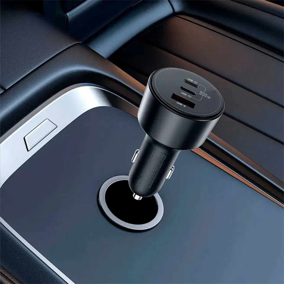 Автомобильное зарядное устройство Wiwu Starship USB-A+2USB-C Fast Car Charger Wi-QC026 (1)