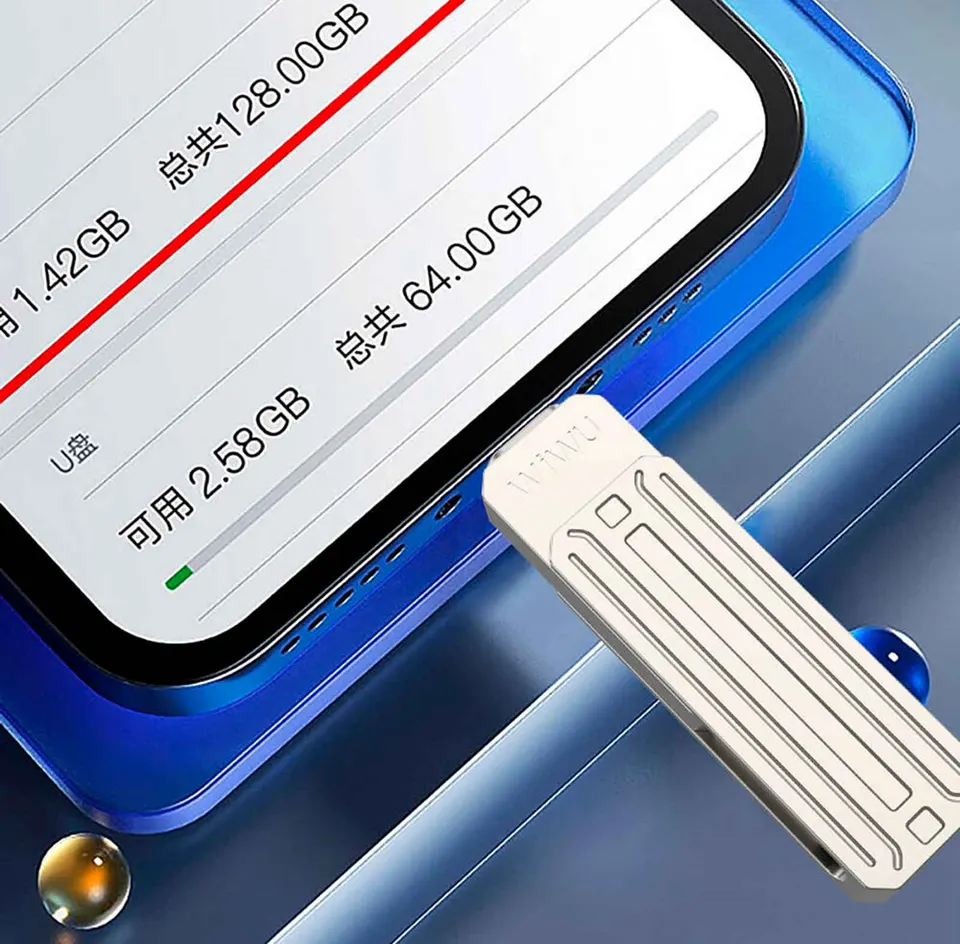 Флешка Wiwu Infinite 3 in 1 USB 3.0 Flash Drive 256GB Wi-FD001 (6)