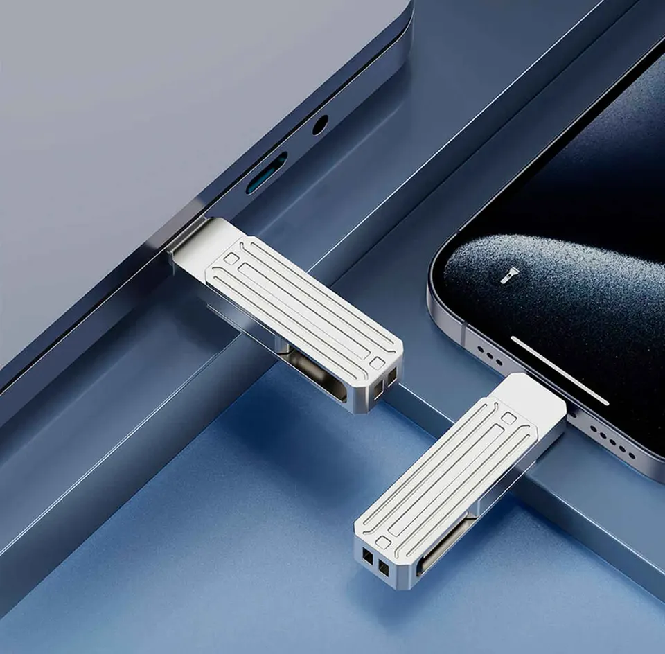 Флешка Wiwu Infinite 3 in 1 USB 3.0 Flash Drive 256GB Wi-FD001 (1)