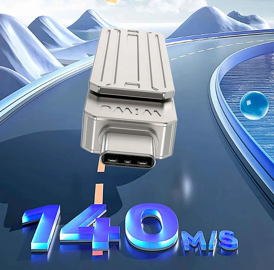 Флешка Wiwu Infinite 3 in 1 USB 3.0 Flash Drive 256GB Wi-FD001 (2)