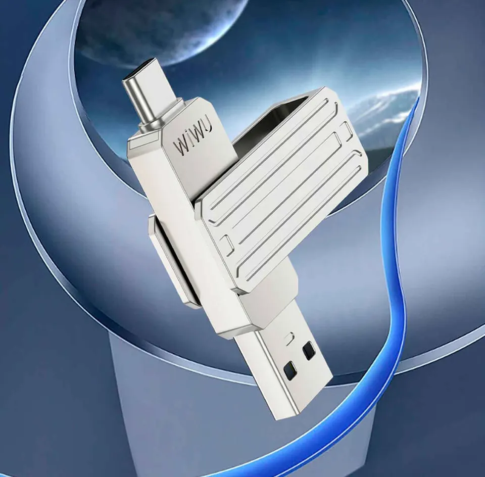 Флешка Wiwu Infinite 3 in 1 USB 3.0 Flash Drive 256GB Wi-FD001 (4)