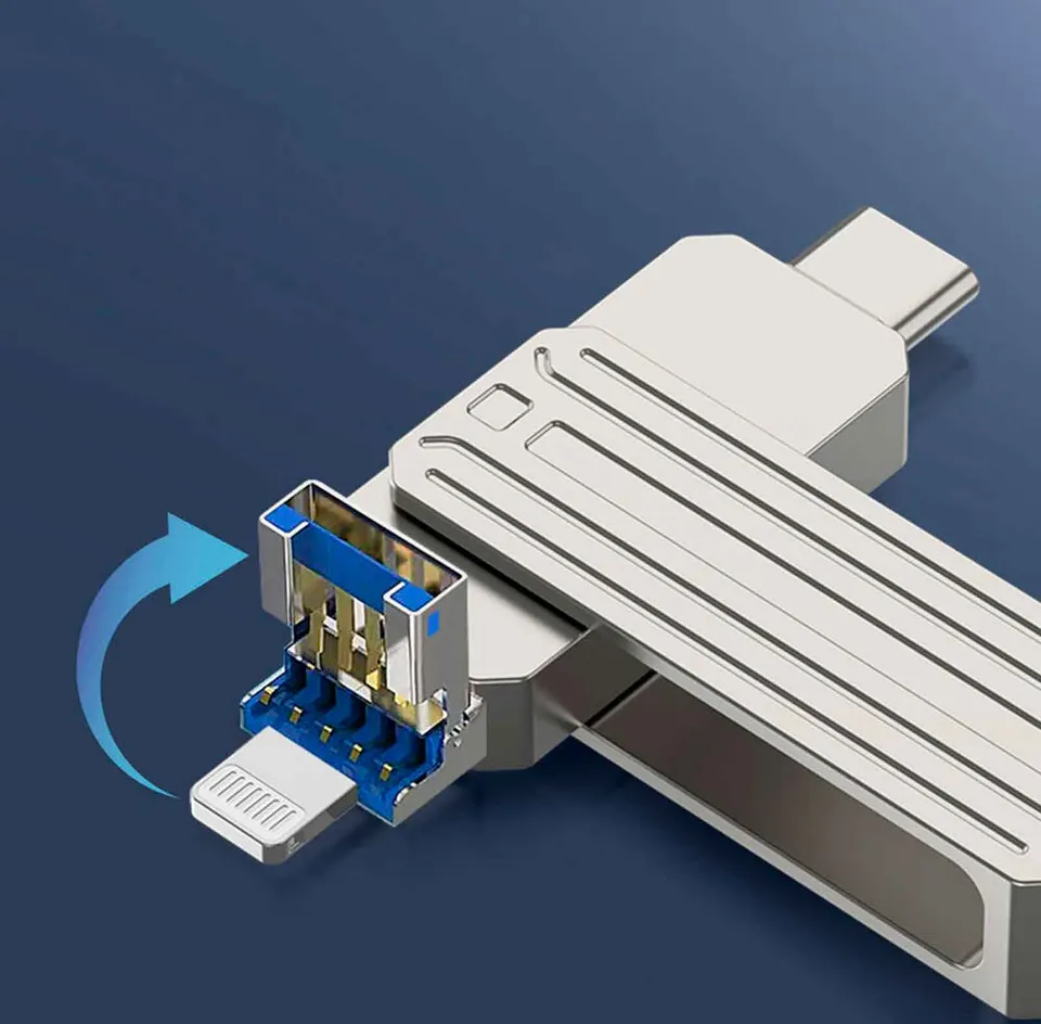 Флешка Wiwu Infinite 3 in 1 USB 3.0 Flash Drive 256GB Wi-FD001 (5)