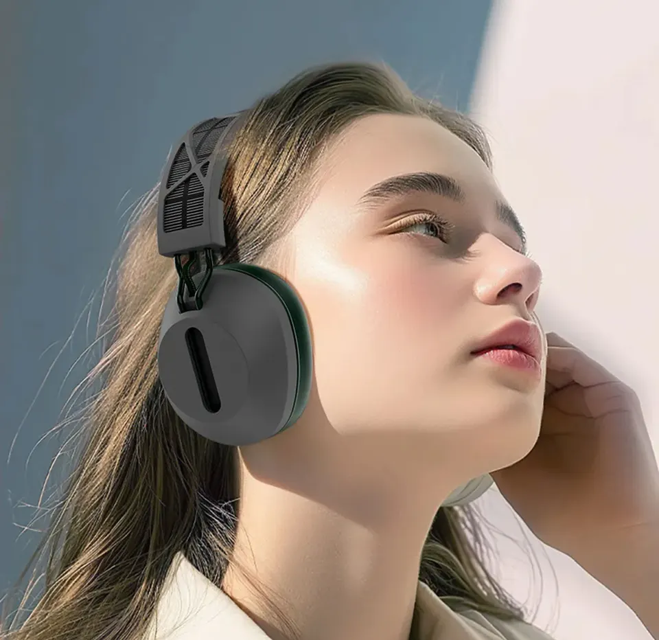 Беспроводные накладные наушники Wiwu Solar Headset TD-06 (1)